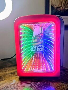 ✨ Coca-Cola Infinity Mirror LED Light – Like New ✨